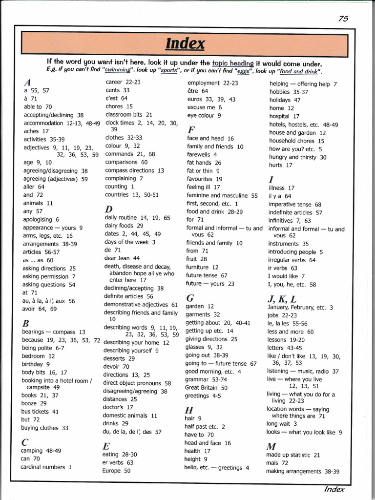 Index - P75 | PDF
