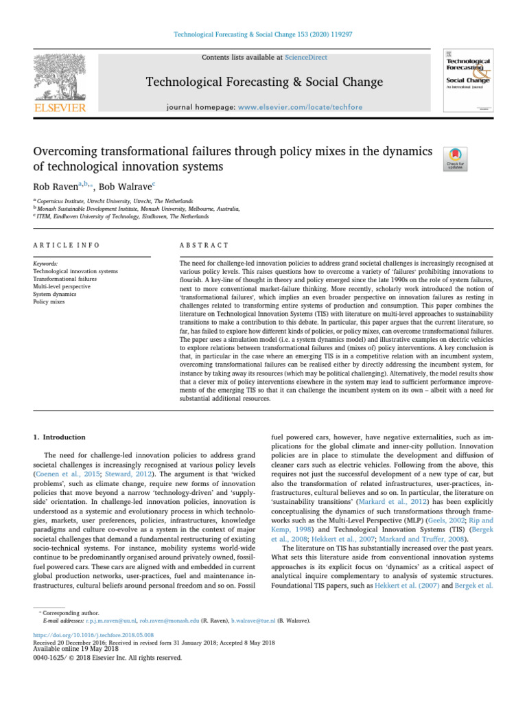 Overcoming Transformational Failures in Innovation | PDF | Innovation ...
