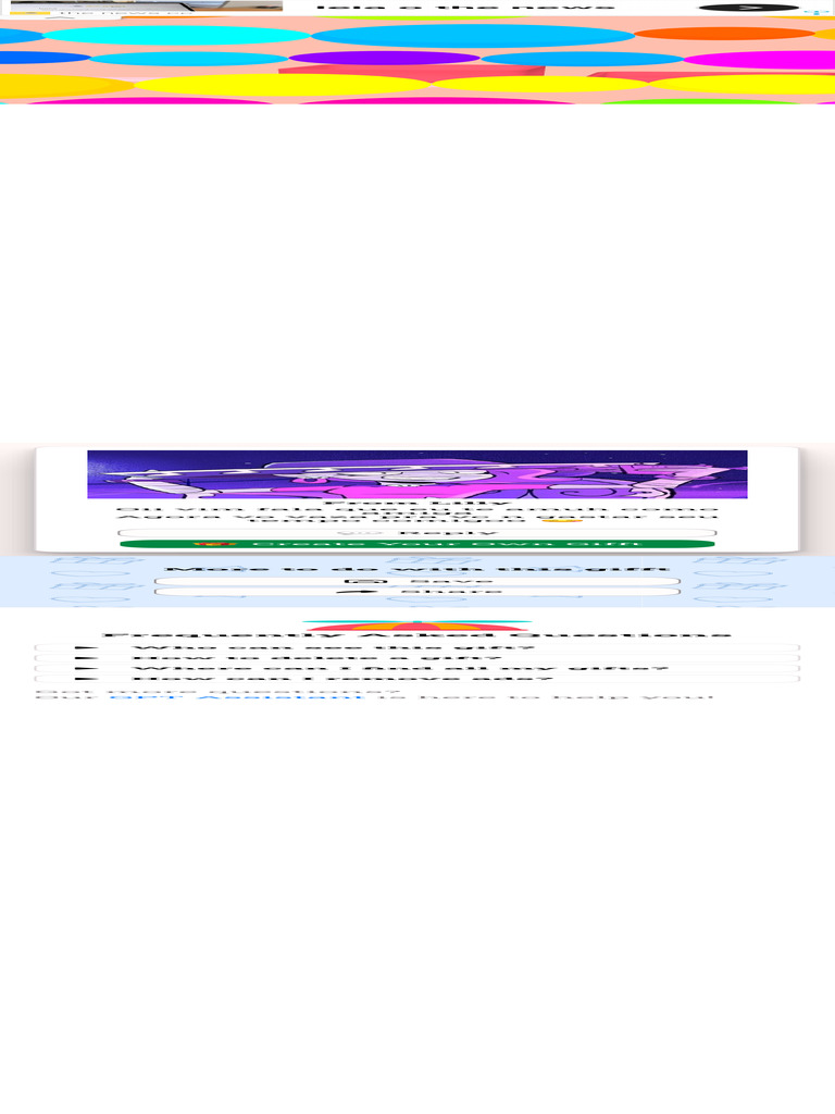 Open Your Gift - Gifft - Me | PDF