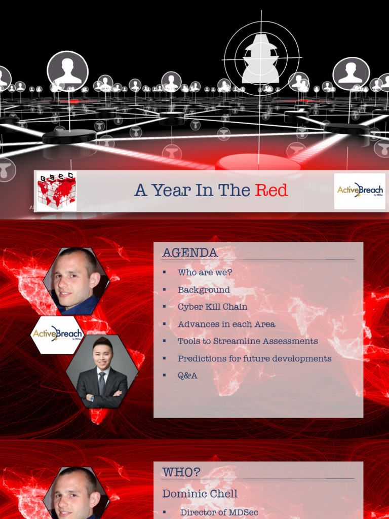 D1 - Dominic Chell and Vincent Yiu - A Year in the Red | PDF | Malware ...