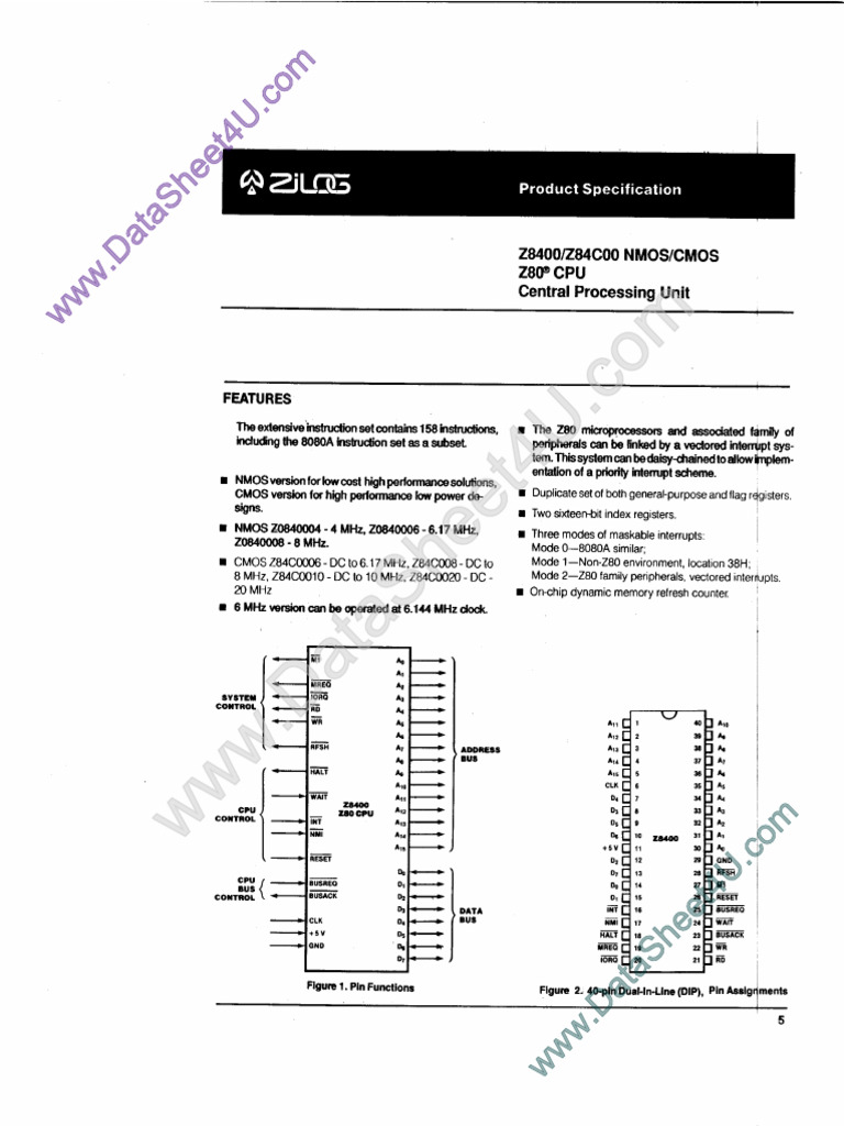 PS017801-0602 Data Sheet Overview | PDF