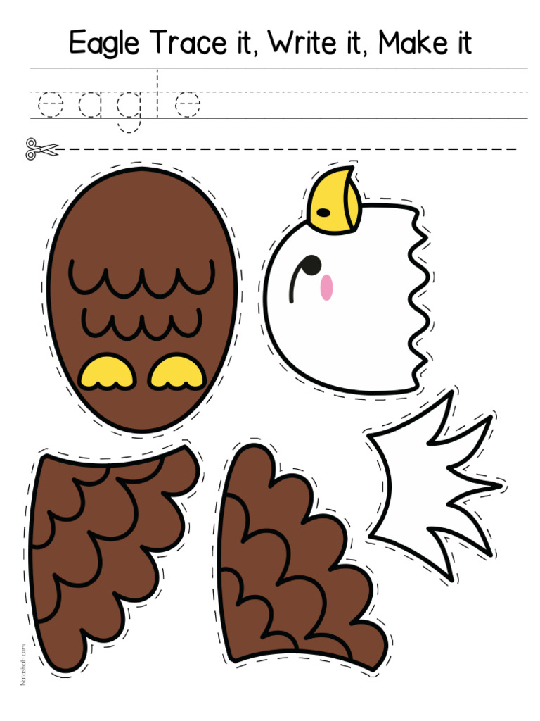 Eagle Trace Printable for Classroom Use | PDF