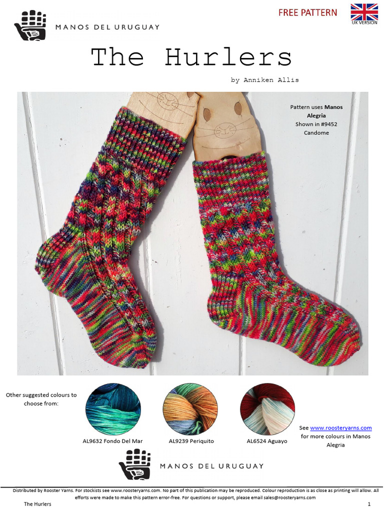 The Hurlers Knitting Pattern Guide | PDF | Knitting | Textile Arts