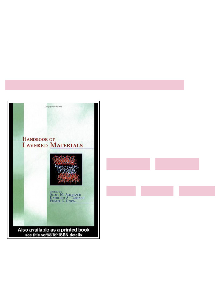 Handbook of Layered Materials 1st Edition Scott M. Auerbach - ebook and ...