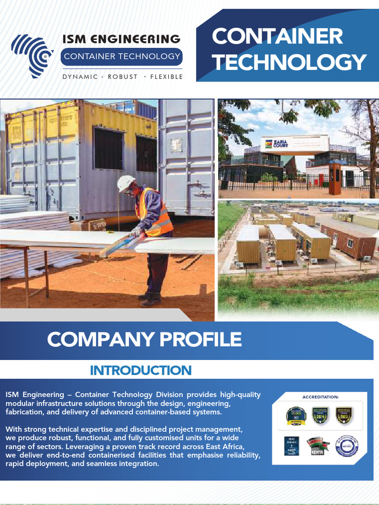 ISM Engineering: Modular Container Solutions | PDF | Economies