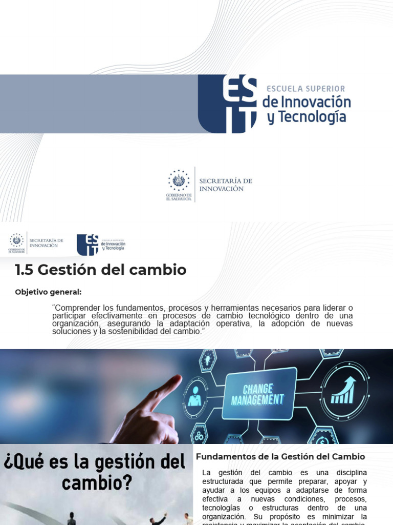 Fundamentos de la Gestión del Cambio | PDF