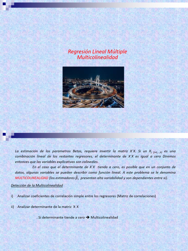 Regresión - Múltiple 5 Multicolinealidad | PDF | Multicolinealidad ...