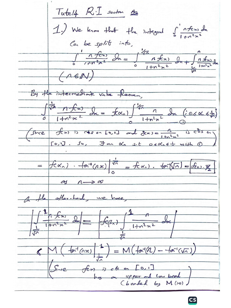 Tutorial 14 - ODE RI Answers | PDF