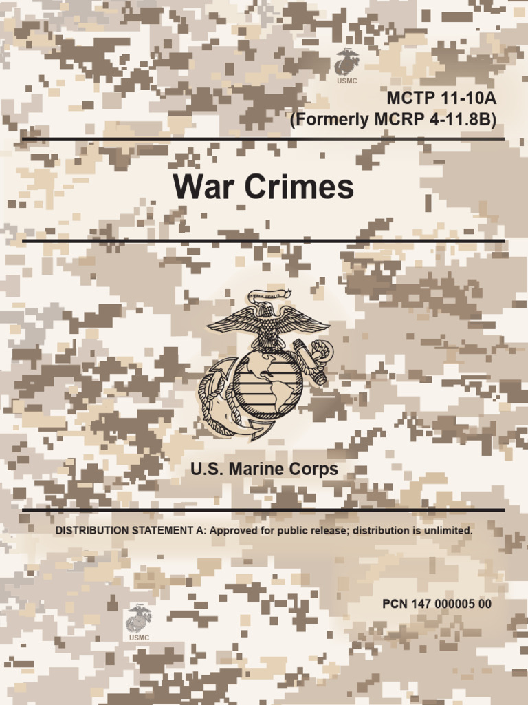 USMC War Crimes Compliance Guide | PDF | Law Of War | War Crime