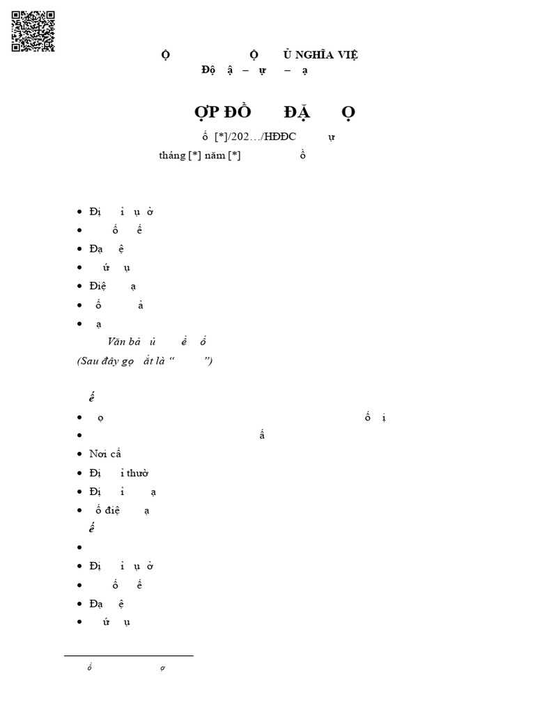 02.Mau -Hop Dong Dat Coc.docx.Qrcode | PDF