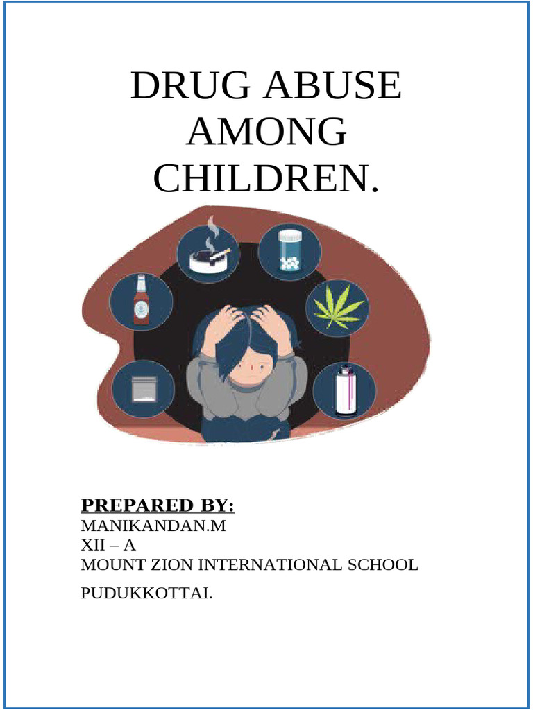 Drug Abuse Among Children | PDF | Substance Abuse | Drugs