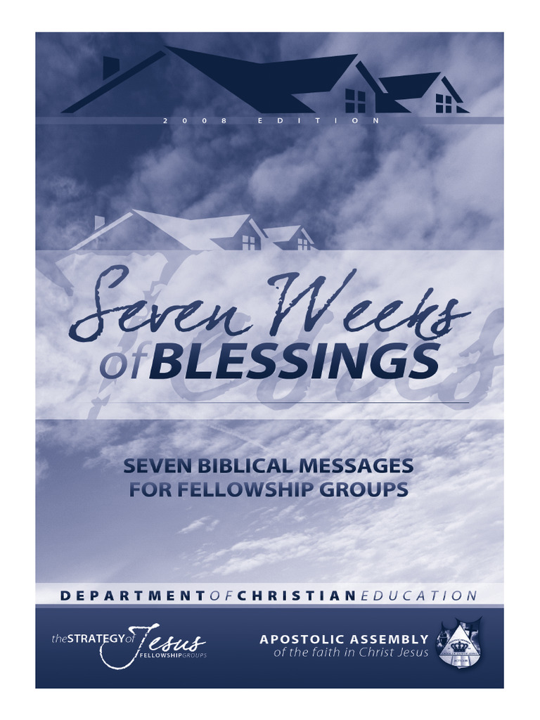Apostolic Assembly's Seven Weeks of Blessings | PDF | Baptism | Jesus