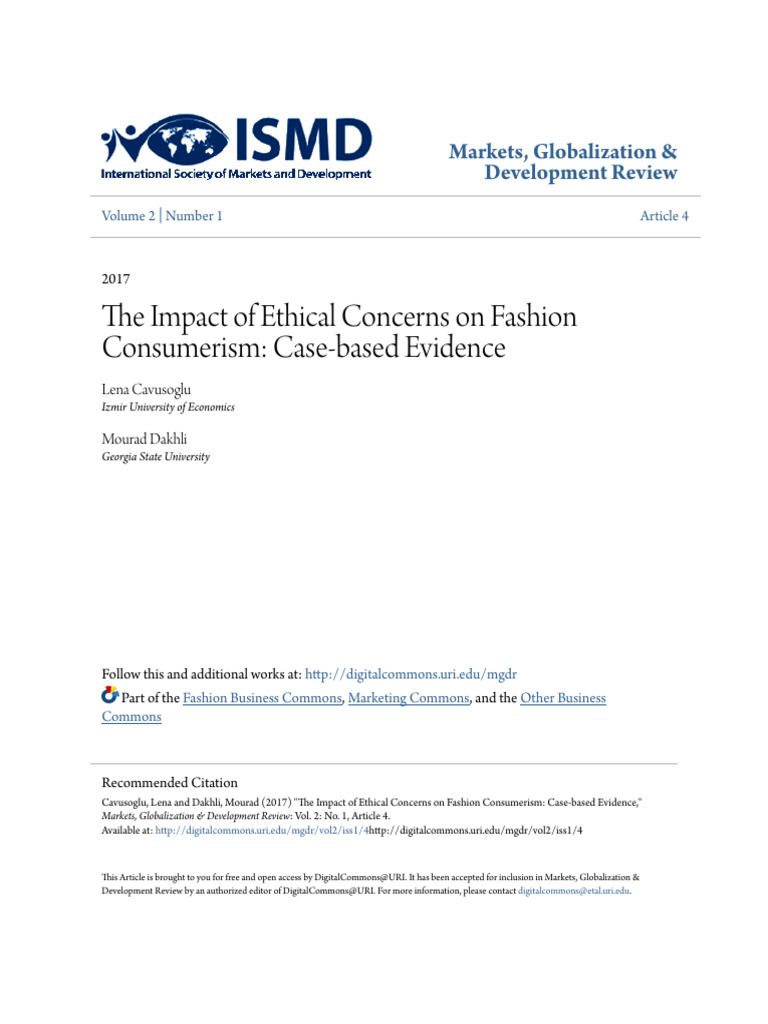 The Impact of Ethical Concerns On Fashion Consumer | PDF | Fashion | Nike