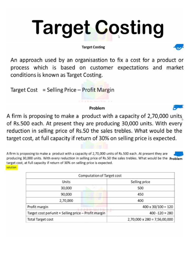 Target Costing | PDF