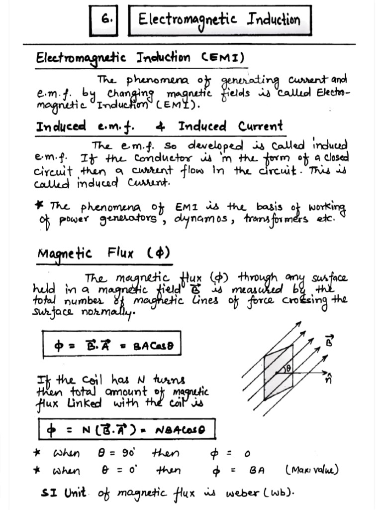 Electromagnetic Induction | PDF