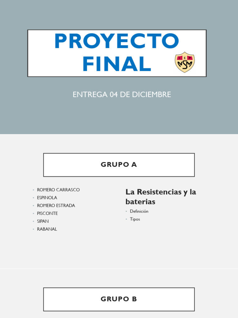 Proyecto Final | PDF