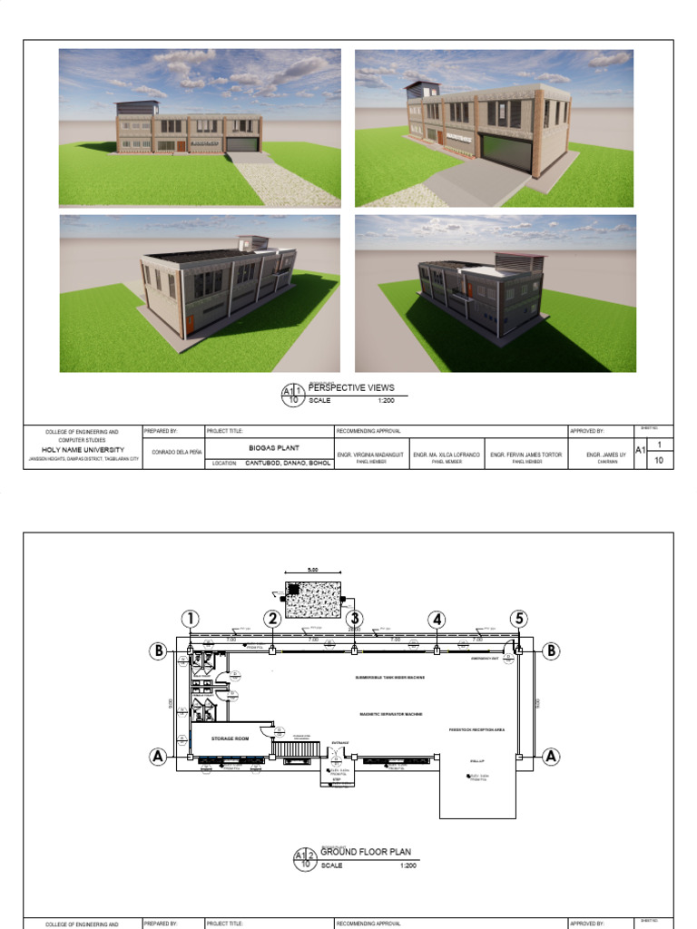 Biogas Plant Project Plans and Approval | PDF | Building Engineering
