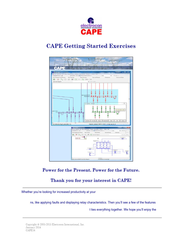CAPE Software Getting Started Guide | PDF | Icon (Computing) | Button ...