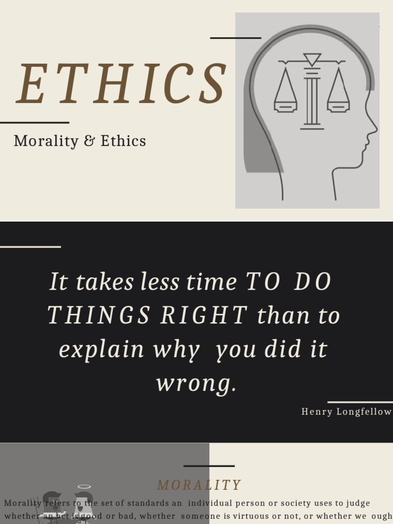 1. Ethics and Morality | PDF | Morality | Value (Ethics)