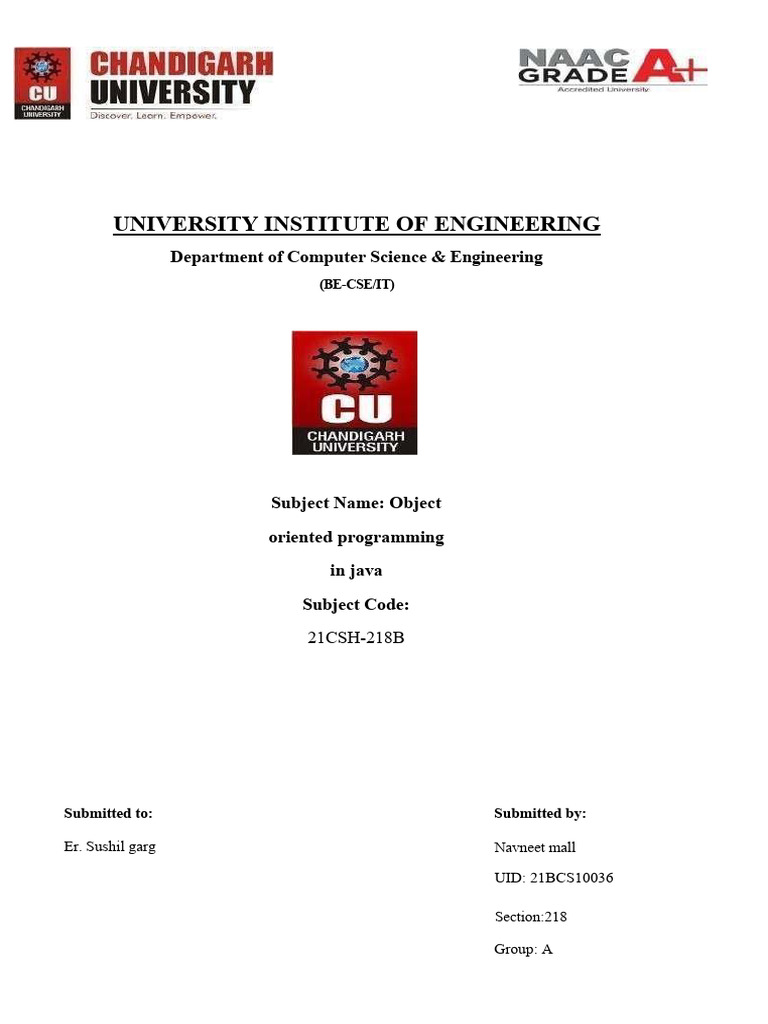 Java Object-Oriented Programming Lab Guide | PDF