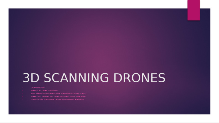 3D Scanning Drones for Urban Planning | PDF