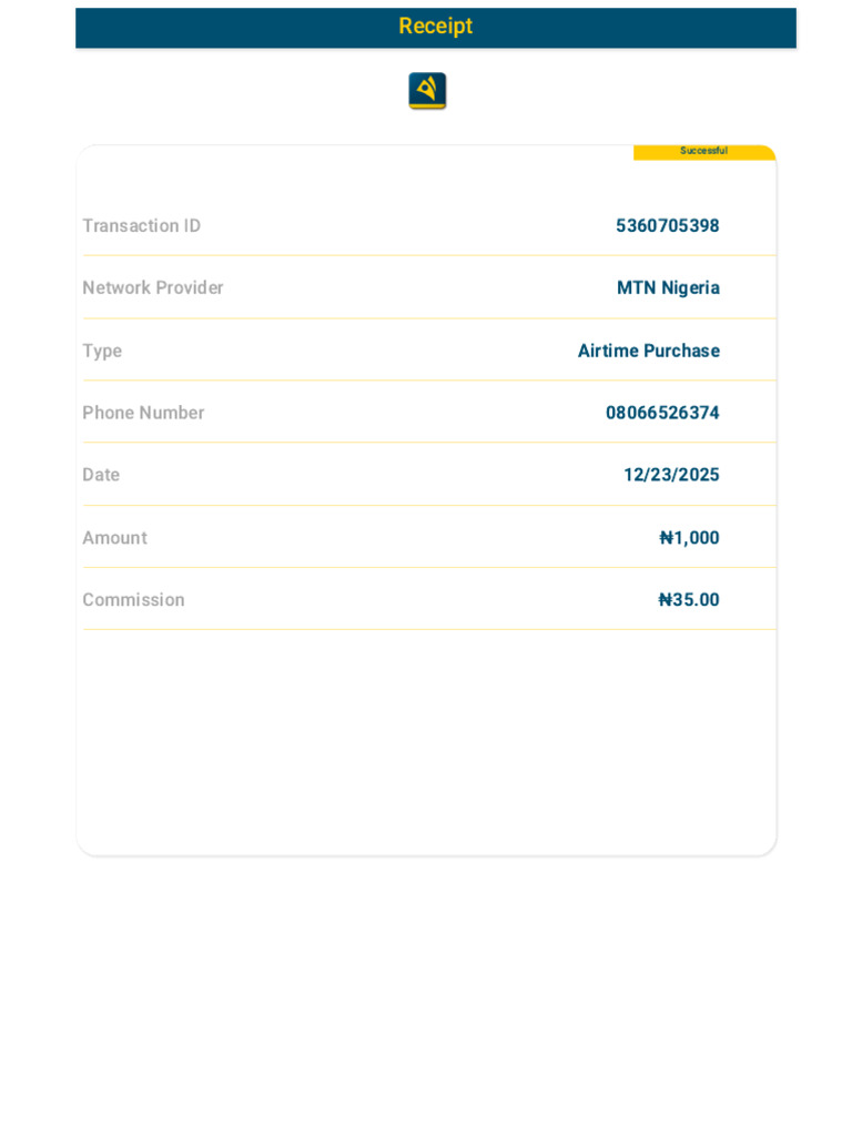 Merchant Receipt 5360705398 2025-12-23 004216 | PDF