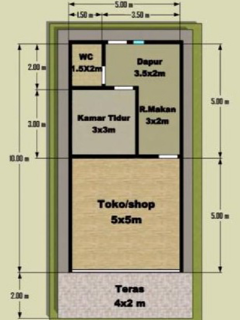 Denah Ruko | PDF