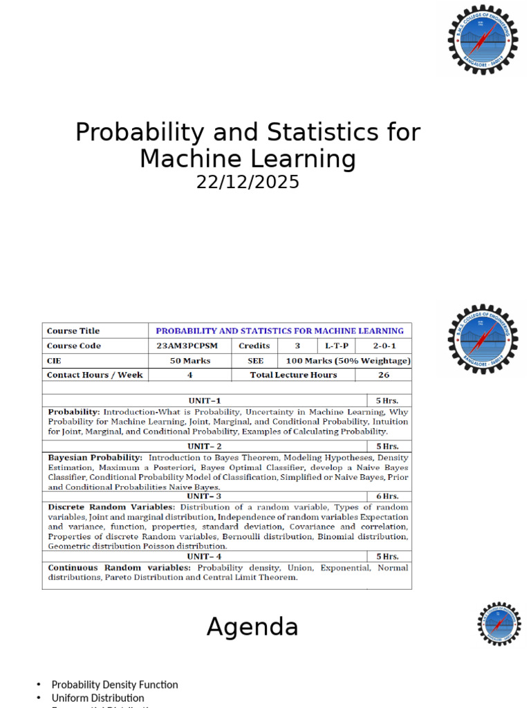 Probability Distributions in Machine Learning | PDF | Probability ...