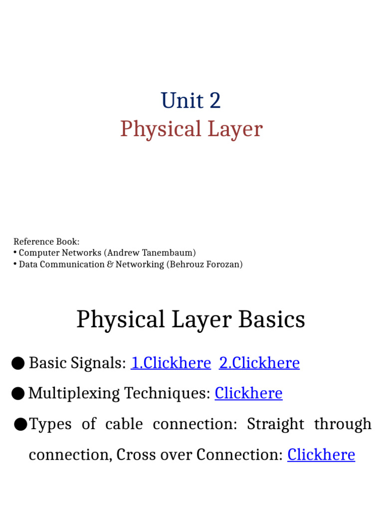 AIDS CN Unit 2 | PDF | Ieee 802.11 | Radio Spectrum