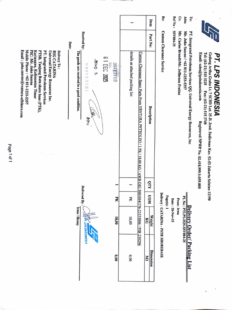 Lps 3 Desember | PDF