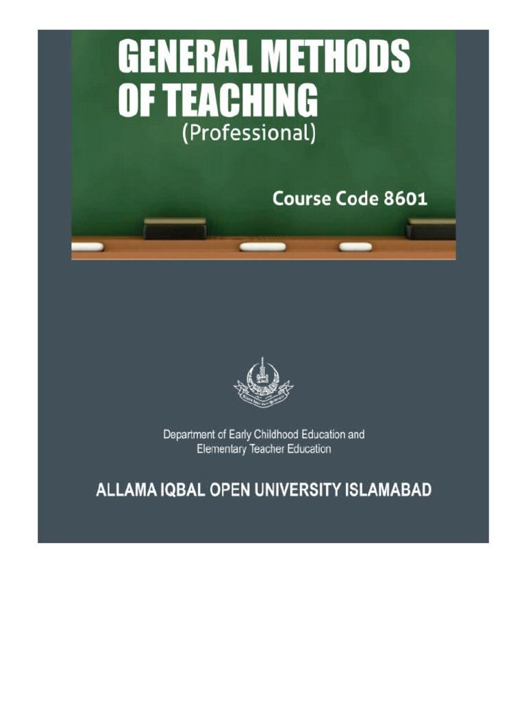 B.Ed Teaching Methods Course Overview | PDF | Teachers | Learning