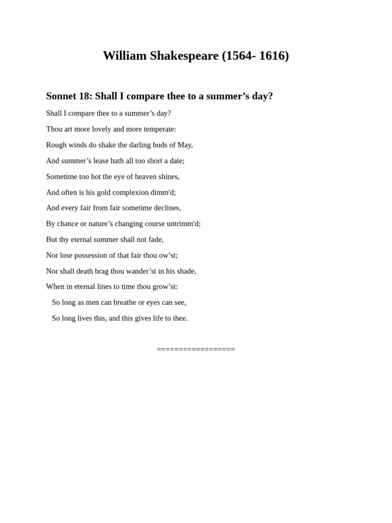 William Shakespeare | PDF
