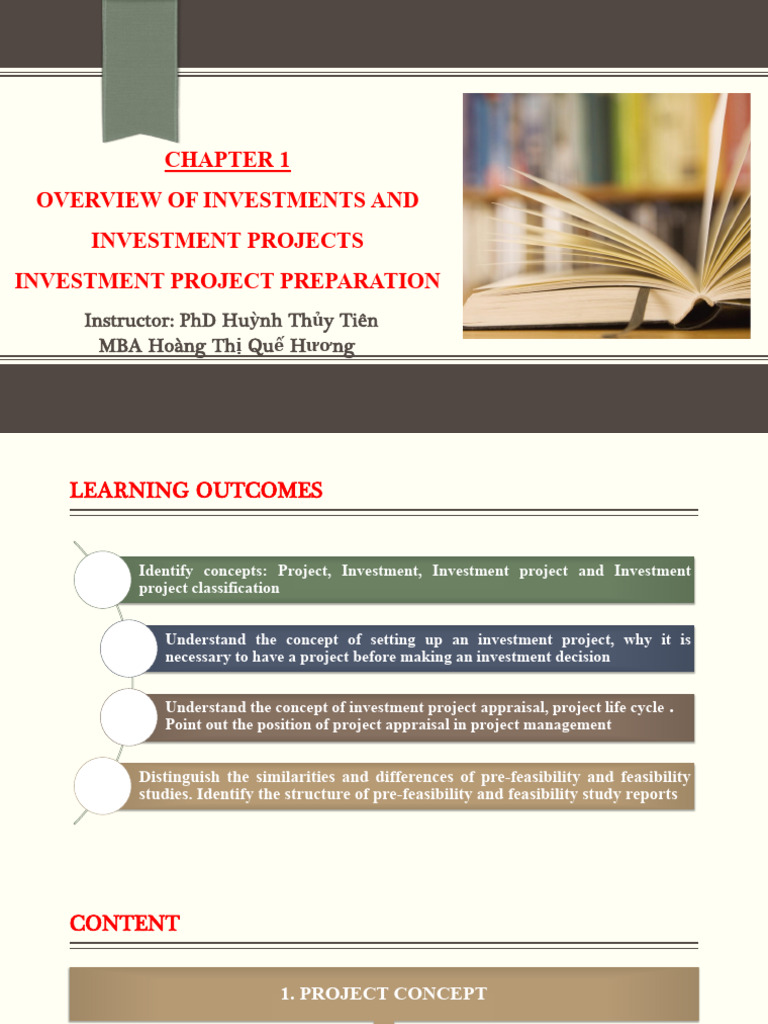 Investment Projects Overview and Appraisal | PDF | Investing | Project ...