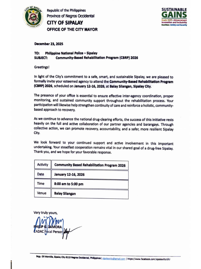 PNP Invitation | PDF
