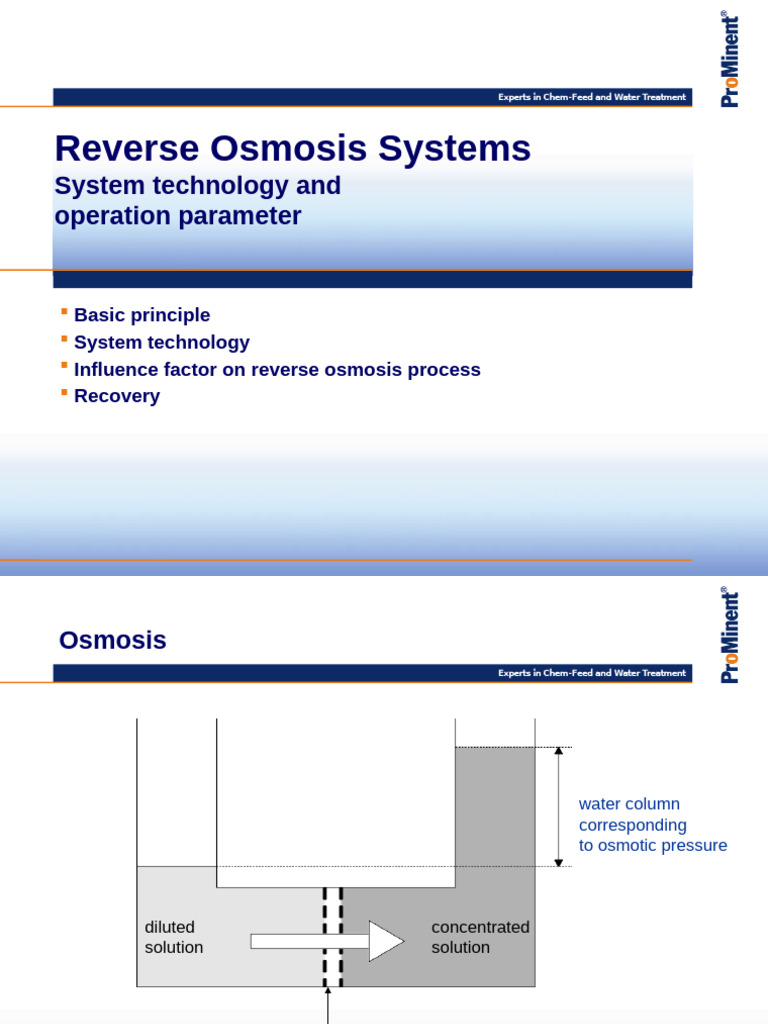 1.0 RO Basics GB 2008 | PDF | Membrane | Osmosis