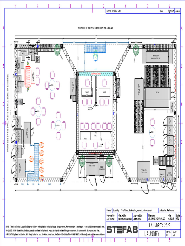 Exhibition Stall Layout Specifications | PDF