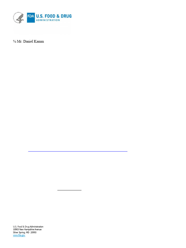 Ats - Arco FP-S - Usfda - K211777 | PDF | Food And Drug Administration ...
