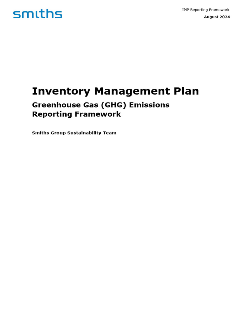 GHG Emissions Reporting Framework | PDF | Greenhouse Gas | Climate Change