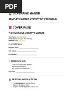 Clue Detective Notes Printable Sheet | PDF | Art