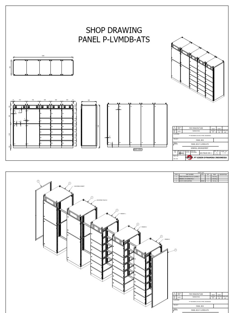 Panel Box (P-lvmdb-Ats) Rev 1 | PDF | Building Materials | Industrial ...