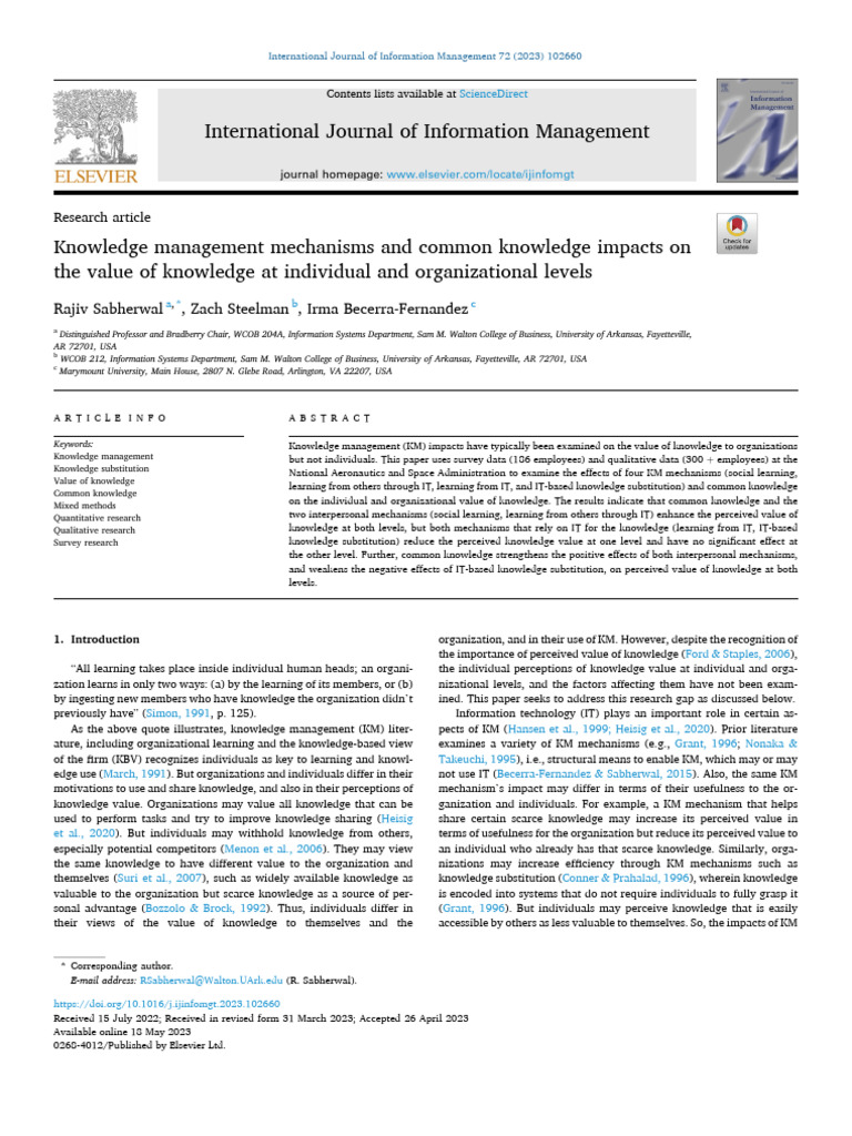 SD1 | PDF | Knowledge | Learning