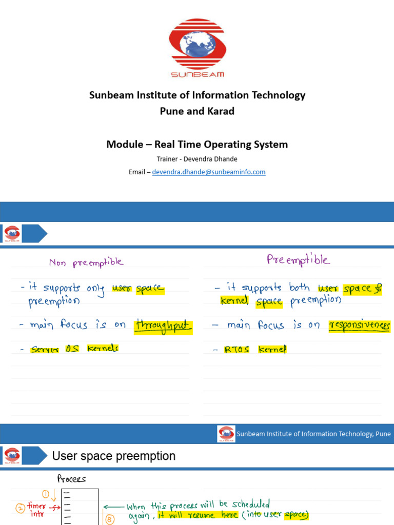DESD RTOS-Day05 | PDF | Operating System | Kernel (Operating System)