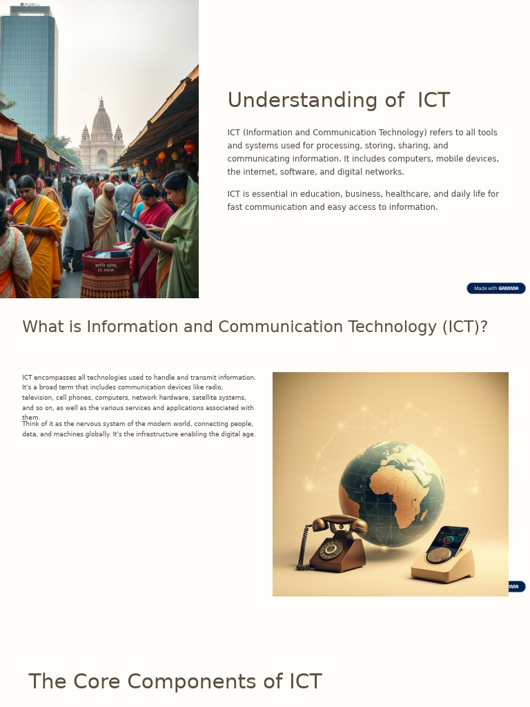 Understanding of ICT | PDF | Information And Communications Technology ...