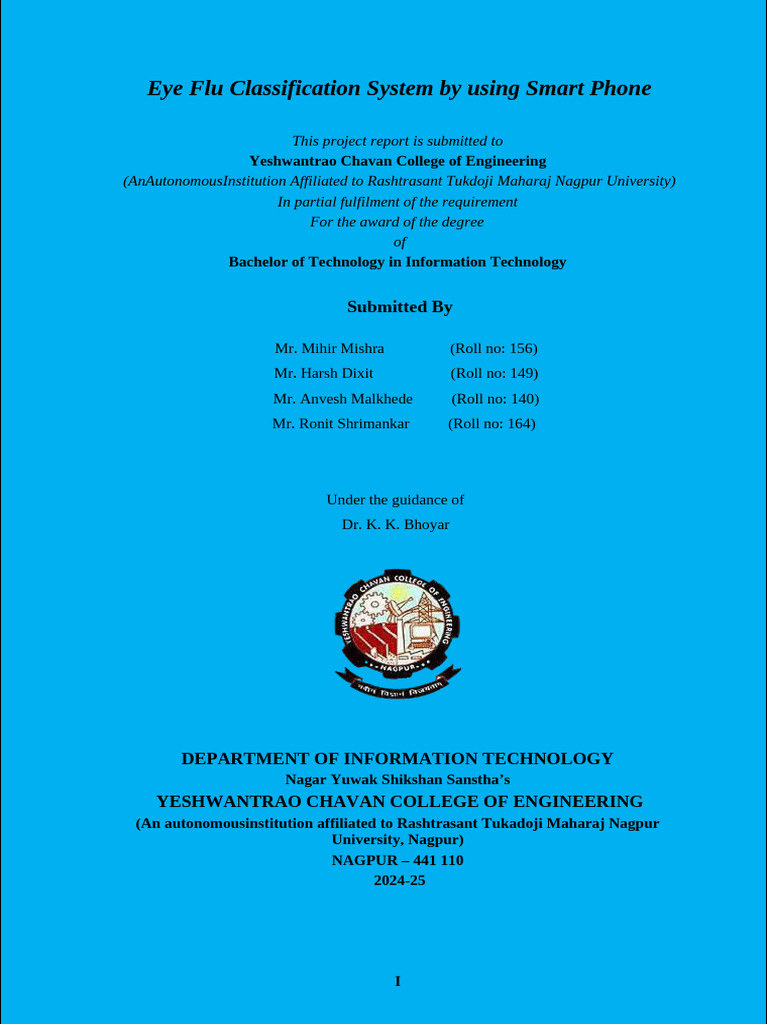 Eye Flu Classification System Project | PDF | Medical Diagnosis ...
