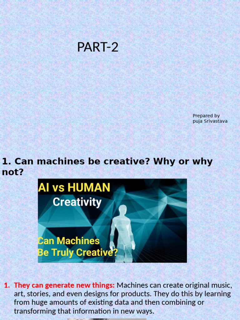 Creative AI and Large Language Models | PDF | Artificial Intelligence ...