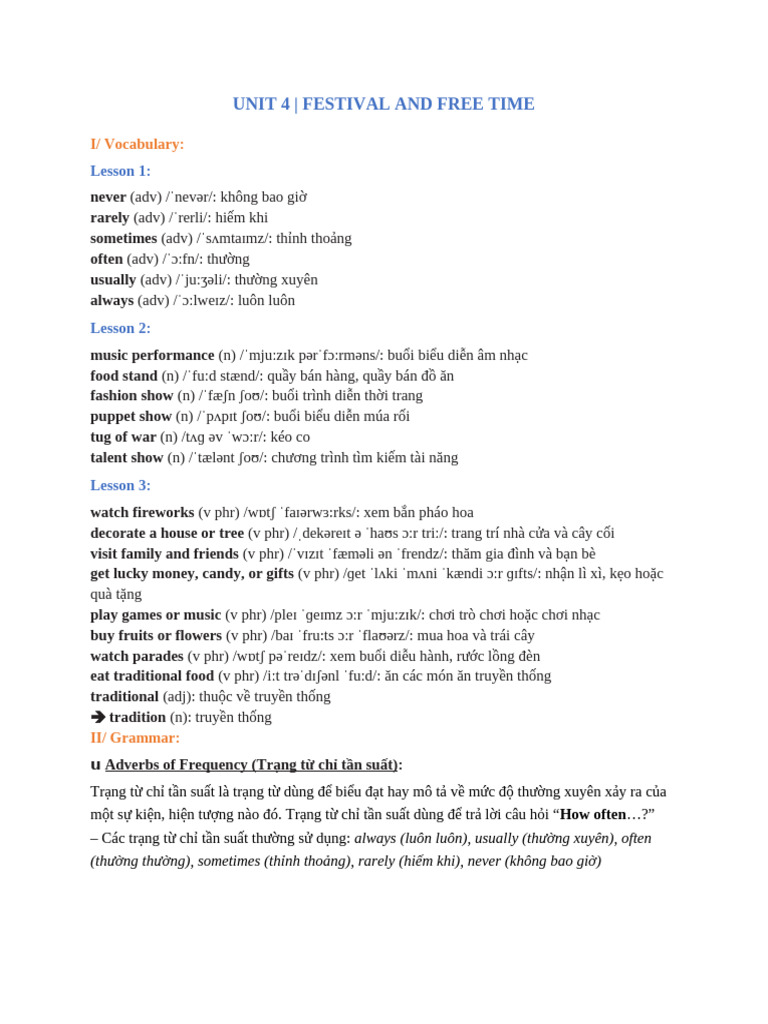 Unit 4 - Eng 6 | PDF