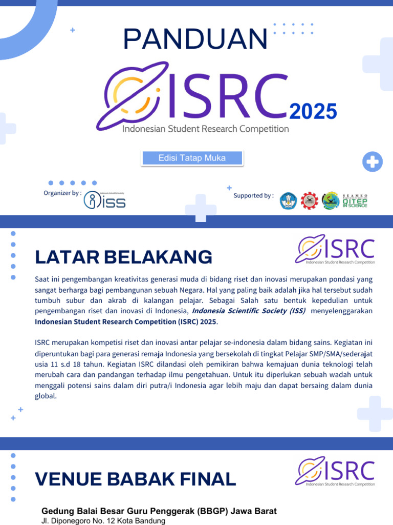 ISRC 2025: Kompetisi Riset Pelajar Indonesia | PDF