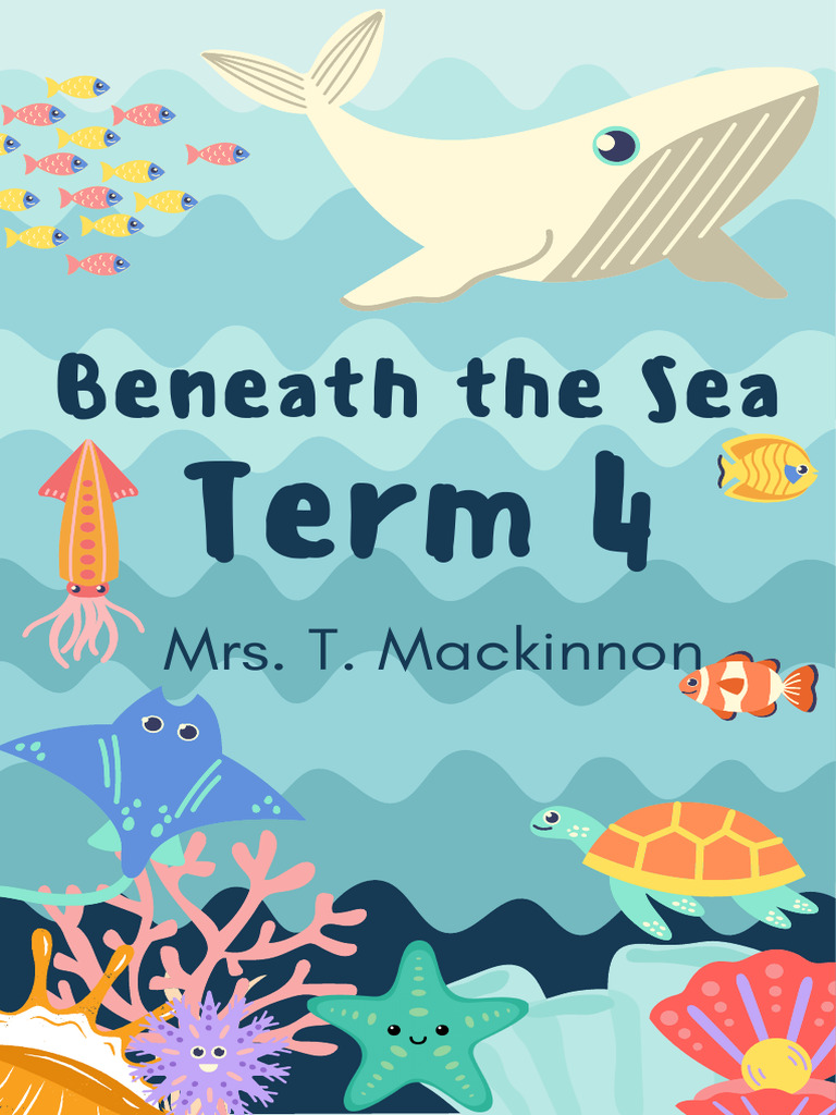Cover Page (Term 4) - Under The Sea | PDF