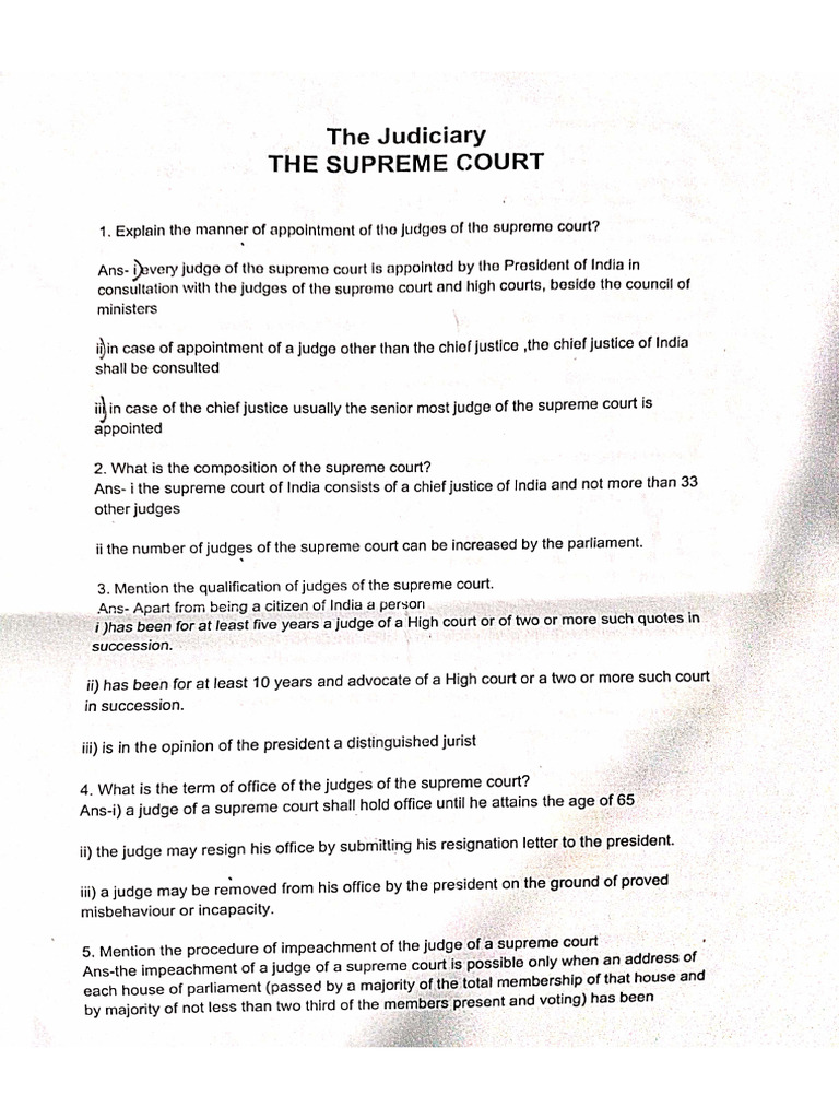 Supreme Court | PDF