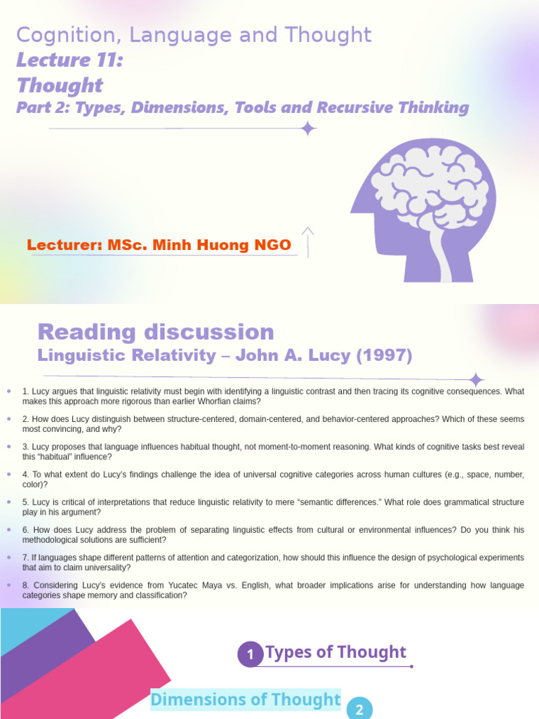 Types and Tools of Thought Explained | PDF | Thought | Knowledge
